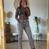 Sous pull léopard en tulle - Modèle Gladys