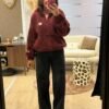 Veste polaire bordeaux - Modèle Juliette